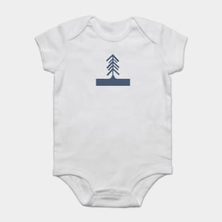 Pine tree figurine : Baby Bodysuit